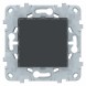 Заглушка Schneider Electric Unica Studio Антрацит 45х45 NU586654