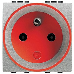 Розетка Bticino LivingLight Air Алюминий 2P специальная NT4146