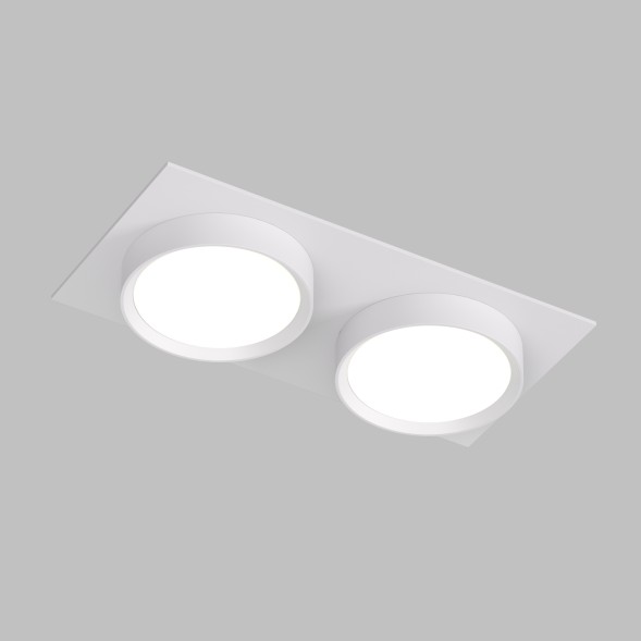 Точечный встраиваемый светильник FLAT DK2092-WH