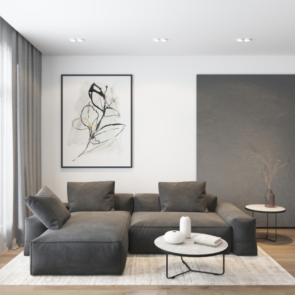 Точечный встраиваемый светильник FLAT DK2092-WH