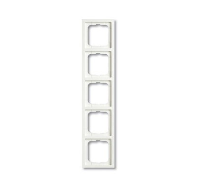 Рамка ABB Future Белый бархат 5 постов 2CKA001754A4418 1725-884K