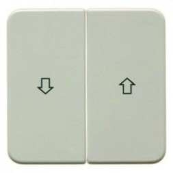 Клавиши Berker IP44 белый с оттиском Стрелка с блеском Влагозащищенный скрытый монтаж 155222