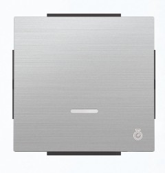 Клавиша ABB Sky Нержавеющая сталь для механизма электронного выключателя с таймером 2CLA856200A1401 8562 AI