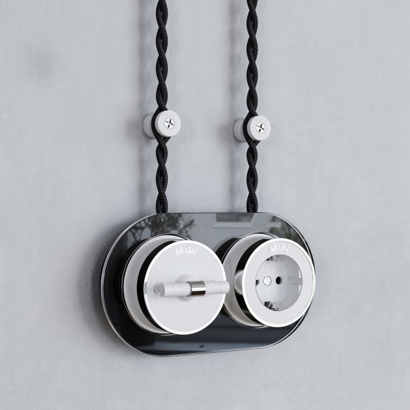 Изоляторы 100 шт белый матовый Vintage Werkel W6433401