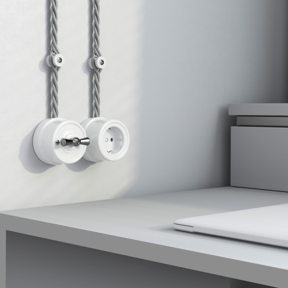 Изоляторы 100 шт белый матовый Vintage Werkel W6433401