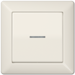 Клавиша Jung AS 500 слоновая кость для выключателя с рамкой, подсветка AS590KO5