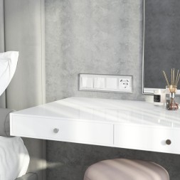 Накладка для розетки USB (Hammer белый) W1279501