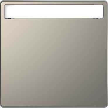 Клавиша Merten D-Life никель 1-ная с полем для надписи MTN3360-6050