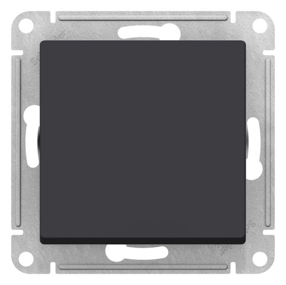 1-клавишный ПЕРЕКЛЮЧАТЕЛЬ IP44, 10АХ, механизм, быстрозажим. клем., КАРБОН Schneider Electric Art Gallery GAL441061S