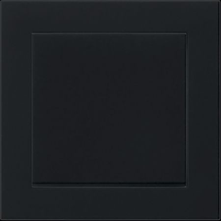 Рамка Gira E2 Черный матовый установочная 1-постовая 021109