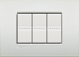 Рамка Bticino LivingLight Air Белый жемчуг двухмодульная LNC4802PR