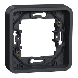Рамка 1 пост Schneider Electric скрытой установки Mureva Styl IP55 Антрацит MUR34107