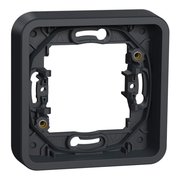Рамка 1 пост Schneider Electric скрытой установки Mureva Styl IP55 Антрацит MUR34107