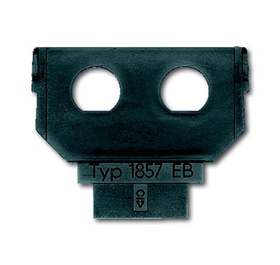 Суппорт (цоколь) ABB Busch-Jaeger для двух штекеров BNC/TNC 2CKA001764A0083 1857 EB