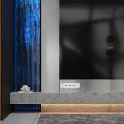 Накладка для розетки компьютерной двойной RJ45+RJ45 кат.6, S70 (хлопок)