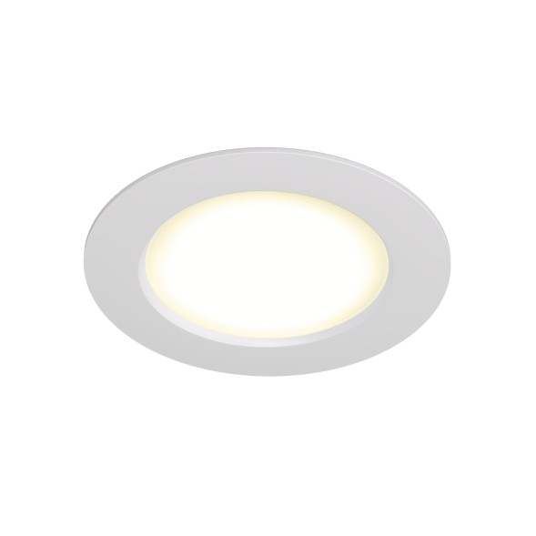 DK3046-WH Встраиваемый светильник, IP 20, 5Вт, LED, белый, пластик