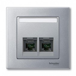 Центральная плата Merten M-серия для двух соеденительных модулей, 2 поста MTN466560