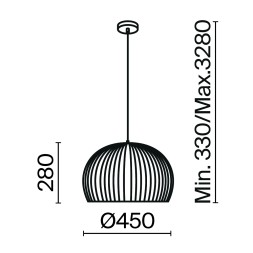 Подвесной светильник Maytoni MOD195PL-01W1