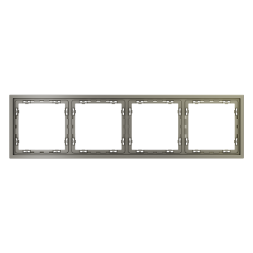 Рамка пластиковая VOLTUM S70 на 4 поста, (шелк)