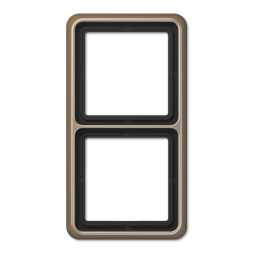 Рамка Jung CD 500 Бронза 2 поста CD582GB