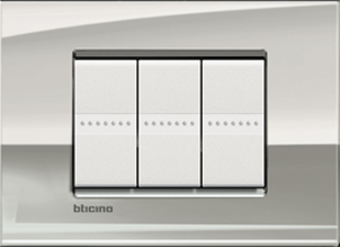 Рамка Bticino LivingLight Air Палладий двухмодульная LNC4802PL