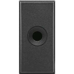 Прерыватель Bticino Axolute Антрацит 2 контакта, 10 А, 48 В HS4391