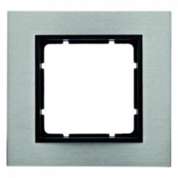 Рамка Berker B.7 Антрацит нержавеющая сталь 1 пост 10113606