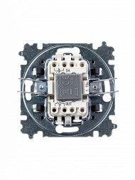 Выключатель ABB Levit жемчуг / ледяной одноклавишный с подсветкой 2CHH590146A6068 3559H-A01446 68W