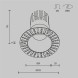 Встраиваемый светильник Technical DL122-15W-4K-TRS-B