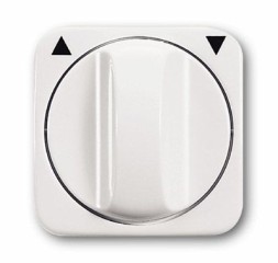 Плата центральная (накладка) ABB Reflex SI альпийский белый с поворотной ручкой для переключателя на 3 положения 2710 U 2CKA001710A3109 2542 DR/01-214