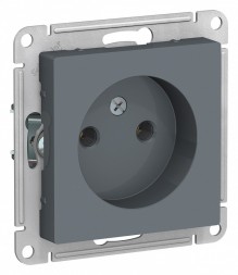 Розетка Schneider Electric Atlasdesign Грифель без заземления, 16А, механизм ATN000741