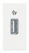 Розетка USB Schneider Electric Unica Modular Белый 5 В / 1000 мА, 1 Модуль NU342818