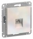 Розетка телефонная RJ11 Schneider Electric Atlasdesign Жемчуг механизм ATN000481