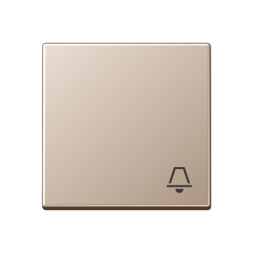 Клавиша Jung ECO Profi шампань 1-ная с символом &quot;Звонок&quot; A590KCH