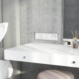 Набор клавиш для выключателя трехклавишного (Hammer белый) W1239001