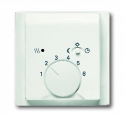 Плата центральная (накладка) ABB Impuls белый бархат для механизма терморегулятора (термостата) 1095 U 1096 U 2CKA001710A3924 1795-774