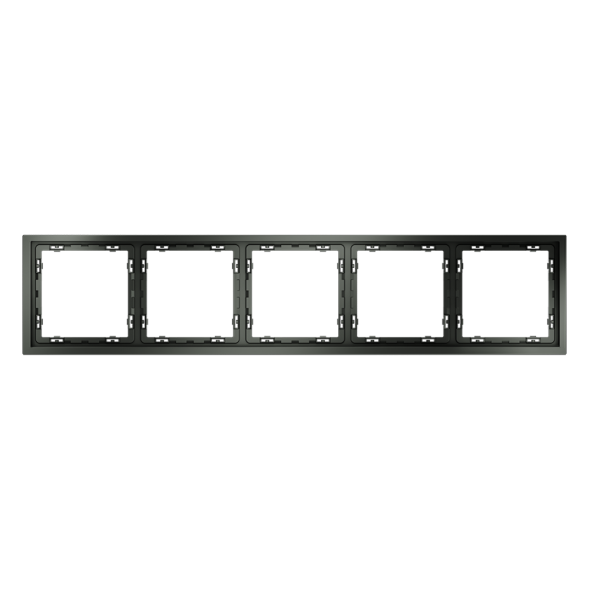 Рамка пластиковая VOLTUM S70 на 5 постов, (титан)