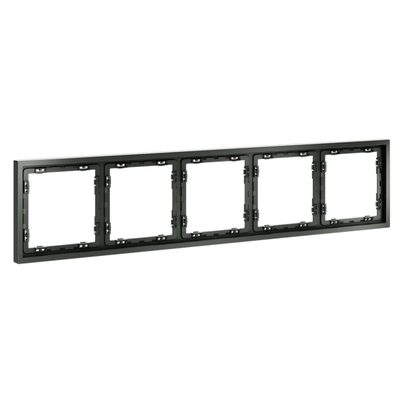 Рамка пластиковая VOLTUM S70 на 5 постов, (титан)