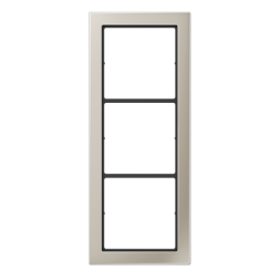 Рамка Jung FD Design Сталь Edelstahl 3-постовая FDES2983