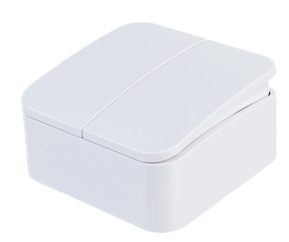 2-клавишный выключатель открытой установки, 6А, 250B Белая Schneider Electric Blanca BLNVA065011