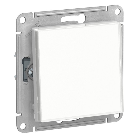 Одноклавишный выключатель Schneider Electric Atlasdesign Белый сх.1, 10АХ, механизм ATN200111