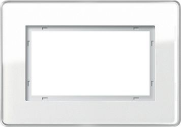 Рамка Gira Esprit Glass C Белое стекло полтора поста 1001512