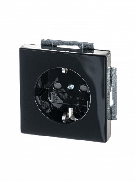 Розетка ABB Future антрацит SCHUKO 16А 250В с защитными шторками 2CKA002013A5265 20 EUCKS-81