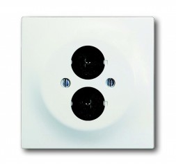 Плата центральная ABB impuls белый бархат с двумя разъемами для LS 2CKA001753A0173 1751-774