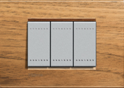 Рамка Bticino LivingLight Квадрат Европейский орех двухмодульная LNA4802LNC