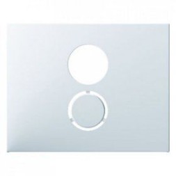 Центральная панель Berker R.1 Berker K.1 полярная белизна с блеском для розетки к громкоговорителю 11847009