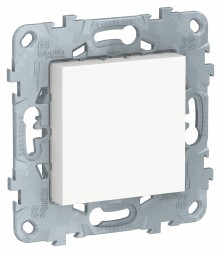 Заглушка Schneider Electric Unica Studio Белый 45х45 NU586618