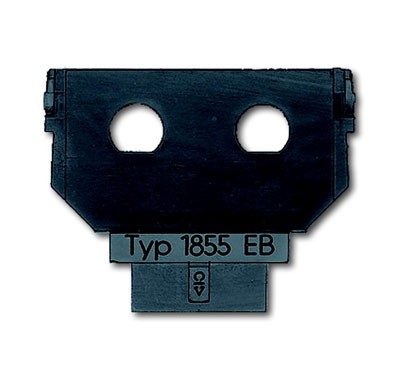 Суппорт (цоколь) ABB Busch-Jaeger для двух разъёмов BNC/TNC 2CKA001764A0067 1855 EB