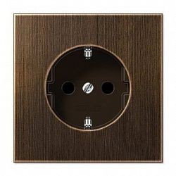 Розетка Jung LS серия Антик с заземлением Jung 16А/250В ME1520AT