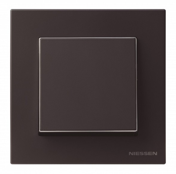 Клавиша ABB Sky Чёрный бархат для 1-клавишных выключателей/переключателей/кнопок 2CLA850100A1501 8501 NS